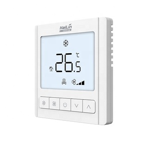 Termostato Clásico con Pantalla LCD, 4 Tubos, FCU, Aire Acondicionado para Habitaciones de Hospital, HL109FCV2, Termostato Digital HVAC HL109FCV2 - Product Image 1