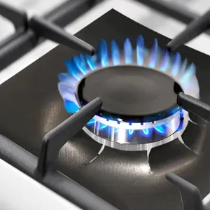 Protetor de fogão a gás multiuso, à prova de incêndio, resistente à água e ao calor, 270*270*0.2mm