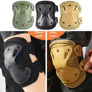 Rodilleras y Coderas Tácticas de Alta Calidad, Equipo Deportivo y de Caza Resistente para Exteriores, Rodilleras Protectoras de Seguridad Hechas de Esponja - Product Image 5