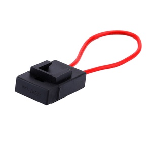 WELFNOBL Cable personalizado Cable rojo impermeable Tamaño mediano 32V Automotive Inline Ato Medium 16AWG 2-40A <span class=keywords><strong>Portafusibles</strong></span> de hoja de barco de coche - Product Image 6