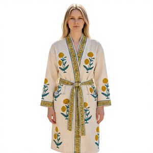 Premium Quality Waffle Bath <b>Robe</b> Soft Cotton Spa <b>Robe</b> for Hotel Home and Resort Use Available At Wholesale Price - Product Image 1