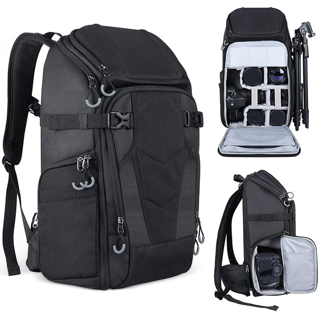 OEM Oxford Camera Video Bags Backpack Photography Bagpack for Outdoor Travel Large Capacity Waterproof Digital Gear Camera Bags