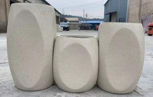 Carré grand grand vert plante <span class=keywords><strong>millénaire</strong></span> bois salle d'exposition combinaison bassin créatif pot de magnésie - Product Image 6