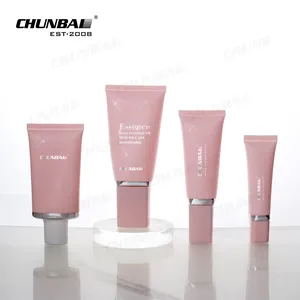 Emballage vide de 30ml 50ml crème sérum tubes en plastique crème tube ovale plat pour crème solaire et lotion pour le visage