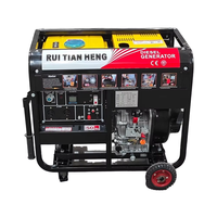 Generador Portátil Súper Silencioso RTH de 3.5KW/KVA, Bajo Consumo de Combustible, Alta Potencia, Alternador 100% Cobre, Certificado CE/ISO9001, Marco Abierto, ATS