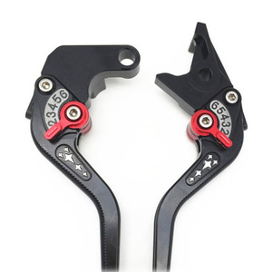 ก้านคลัทช์เบรคมือจับอลูมิเนียมสำหรับ VTX1300อุปกรณ์เสริมรถจักรยานยนต์ก้านเบรกแบบปรับได้พื้นผิว3D - Product Image 3