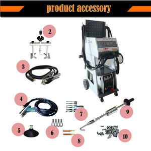 Equipo de reparación de carrocería esencial Soldador por puntos de chapa de aluminio y hierro para restauración de vehículos - Product Image 6