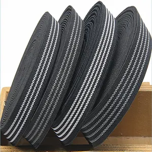 2.5cm Anti-slip elastischen gummiband für sportswear