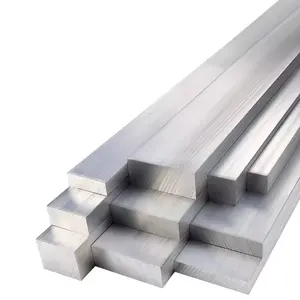 Harga grosir pabrik kustom batang aluminium persegi panjang datar 6061 t6