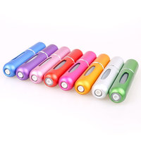 Voyage-Taille 8ml 5ml En Aluminium Atomiseur De Parfum Vaporisateur Bouteille Mini Bouteilles De Parfum Rechargeables pour Crème De Soin De La Peau Remplissage De Fond