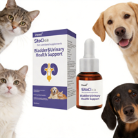 Solución Líquida Pevet para el Mantenimiento de la Salud Urinaria de Mascotas, Plátano y Arándano, Suplemento para la Prevención de Cálculos en la Vejiga de Perros y Gatos
