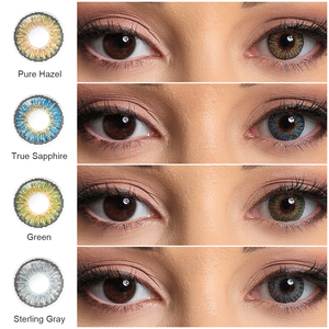 Mẫu miễn phí magister 3 tone tươi cái nhìn mới mắt mềm ống kính màu kính áp tròng bán buôn tự nhiên lentes de contacto - Product Image 3