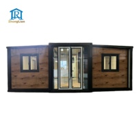Casa Contenedor Prefabricada Móvil y Expandible, Estilo Contemporáneo, con Energía Solar, Resistente al Fuego, para Almacén, Oficina o Edificio