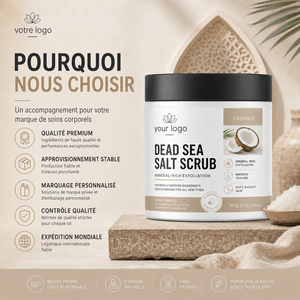 Exfoliante Corporal Premium de Calidad Spa ODM, Exfoliación Suave, Piel Radiante y Lisa, Para Todo Tipo de Piel, con Aceite de Coco y Sal del Mar Muerto - Product Image 6