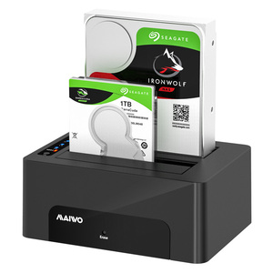 Maiwo/OEM Dual bay USB3.0 2.5 "/3.5" <span class=keywords><strong>SATA</strong></span> ổ đĩa cứng DOCKING, adapter và bao vây, duplicator và xóa chức năng - Product Image 5