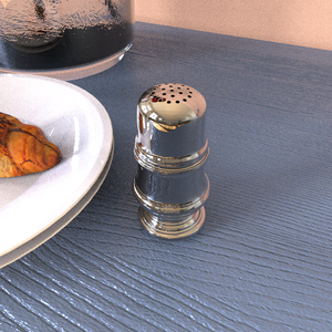 All'ingrosso Set di <span class=keywords><strong>sale</strong></span> e pepe in ceramica classico personalizzato Dispenser di condimento con finitura argento elettrolitico stoviglie di lusso - Product Image 4