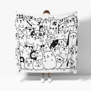 Couverture graffiti DIY 150*200CM, douce et confortable, une source d'émotions et de <span class=keywords><strong>psychologie</strong></span>, et une œuvre d'art. - Product Image 3