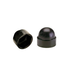 <span class=keywords><strong>Cache</strong></span>-<span class=keywords><strong>écrou</strong></span>s bombés en plastique PE noir M6 M10 M12 pour boulons hexagonaux de meubles – Protection décorative - Product Image 1