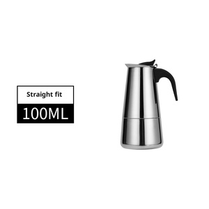 Explosiones transfronterizas Acero inoxidable clásico Aislamiento térmico transparente ecológico 6-12 horas Mocha Pot Café europeo - Product Image 6
