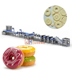 Linha de moldagem profissional de donuts linha de produção de donuts com certificação CE para fábrica de donuts