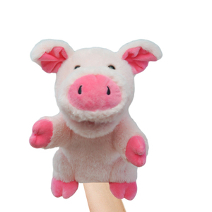 Marionetas de mano de animales con boca móvil abierta Hermosa marioneta de mano de felpa Juguete de peluche Marioneta de mano de animales Juguete para niños - Product Image 5