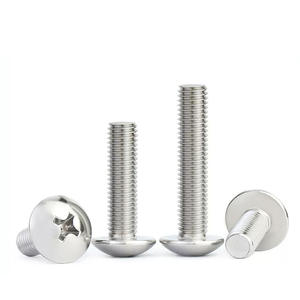 #4-40 #6-32 #8-32 #10-24 Ronde Kopbout Kruis Verzonken Roestvrij Staal Ss304 316 Paddestoelkop Machine Schroef - Product Image 2