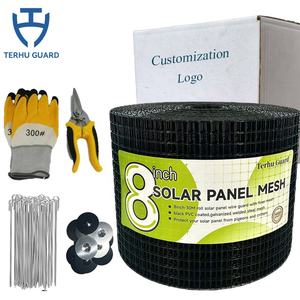 Zonnepaneel duivenafschrikmiddel 8 inch gegalvaniseerd 1,0 mm diameter vogelgaas UV-bestendig & duurzaam - Product Image 2