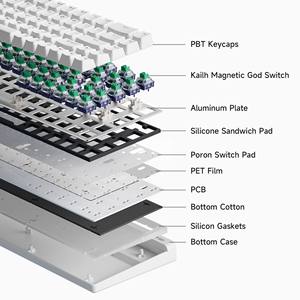 Nuevo modelo Mchose ACE 68 Air RGB 8000Hz Gmaing Teclado con interruptor magnético mecánico con cable - Product Image 6