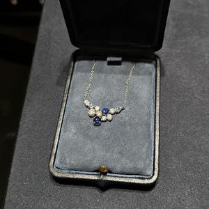 Collier pendentif œuf en argent pur S925, style riche et élégant, avec jade blanc transparent et diamant de moelle, tendance - Product Image 1