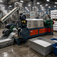 Machine de granulation de plastique PP PE PET HDPE LDPE, granulateur de recyclage de plastique, extrudeuse de fabrication de granulés, ligne de granulation