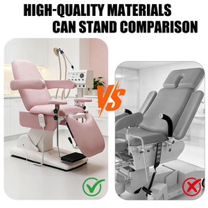 Poltrona Ginecologica Elettrica a 3 Motori, Regolazione Altezza 660-860mm, Colore Personalizzabile per Ospedali e Cliniche - Product Image 4