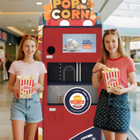 Volledig automatische popcornmachine voor bioscopen, winkelcentra en attractieparken