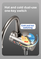 Prix usine 3S acier inoxydable chauffe-eau instantané robinet pont monté cuisine robinet électrique évier chauffe-eau pour RV utilisation