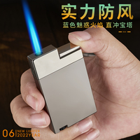 Étuis à cigarettes métalliques carrés coupe-vent pour fumeurs, idéaux pour la promotion de cadeaux