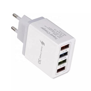 <span class=keywords><strong>4</strong></span> USB ชาร์จเร็ว5V 3.1A QC3.0อะแดปเตอร์ชาร์จไฟติดผนังปลั๊ก USB ชาร์จเร็วสำหรับโทรศัพท์มือถือ5V/2.4A ไฟฟ้า - Product Image 4