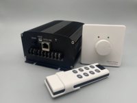 Fuente de Alimentación Transformadora Moderna de 6 Canales con Control Remoto de 110-240V para Película de Vidrio Inteligente para Exteriores, Sala de Estar, Cocina, Baño