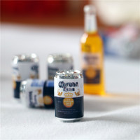 Simulation de bière en conserve porte-clés garçon hommes bière peut porte-clés bibelot Couples Cool sac à dos décor bijoux voiture clé accessoires pendentif