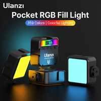 Ulanzi VL49 Mini Lampe Vidéo LED RVB Portable, Lumière d'Appoint de Poche Pleine Couleur pour Photographie, Vlog, TikTok et Accessoires d'Appareil Photo
