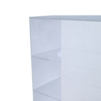 Vitrine personnalisée pour sachets de snus en acrylique, certifiée CE et respectueuse de l'environnement, avec 4 étagères pour les magasins de tabac