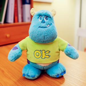 Al por mayor: Peluche de monstruo azul peludo, muñeco <span class=keywords><strong>Sullivan</strong></span>, almohada grande y adorable para comercio exterior, juguete para puestos callejeros, llavero intercambiable - Product Image 6