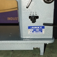 Machine à coudre industrielle JUKKY 20U33 avec table, point zigzag, aiguille simple, plate, haute vitesse