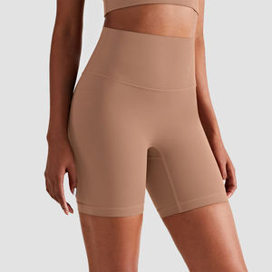 FITVOLT Shorts de Yoga de Cintura Alta, Elásticos, Lisos, para Correr, Estilo Ciclista, Tallas Grandes, Efecto Levanta Glúteos, Sexy, Ecológicos, Transpirables, OEM - Product Image 2