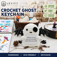 Alas de murciélago de peluche hechas a mano con ganchillo, ecológicas, para el Día de la Tierra, regalo de apoyo emocional, decoración del hogar al por mayor
