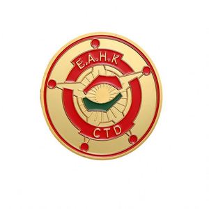 Gold Silver Commemorative Coins Enamel Souvenir Zinc Alloy Metal Coin Custom 3D <b>Brass</b> Metal Engraved Challenge Coin - Product Image 5