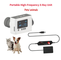 Máquina de Rayos X Dental Profesional Portátil con Unidad de Sensor, Software Gratuito, 70KV 2mA, Equipo de Rayos X Veterinario/para Animales