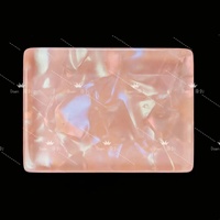 Mahjong américain de luxe haut de gamme en acrylique écologique, motif fleur de glace, 4 couches, 160 pièces, pour 4 joueurs, pliable, résistant à l'eau