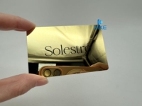 Tarjetas Metálicas de Acero Inoxidable para Membresía Dorada y Verde