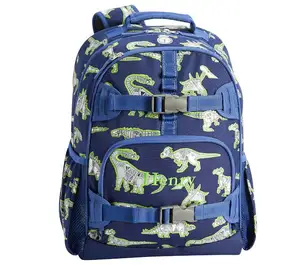 Mochila escolar infantil de dinossauro, mochila personalizada para estudantes meninos e meninas