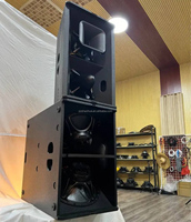 T24N Double Enceinte 12 Pouces Audio Professionnel Passif/Actif Système Sonore de Scène Haut-Parleurs DJ Extérieurs