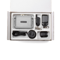 Alarme de voiture bidirectionnelle avec démarrage à distance du moteur/1 émetteur LCD+1 AM unidirectionnel, alarme numérique double voie